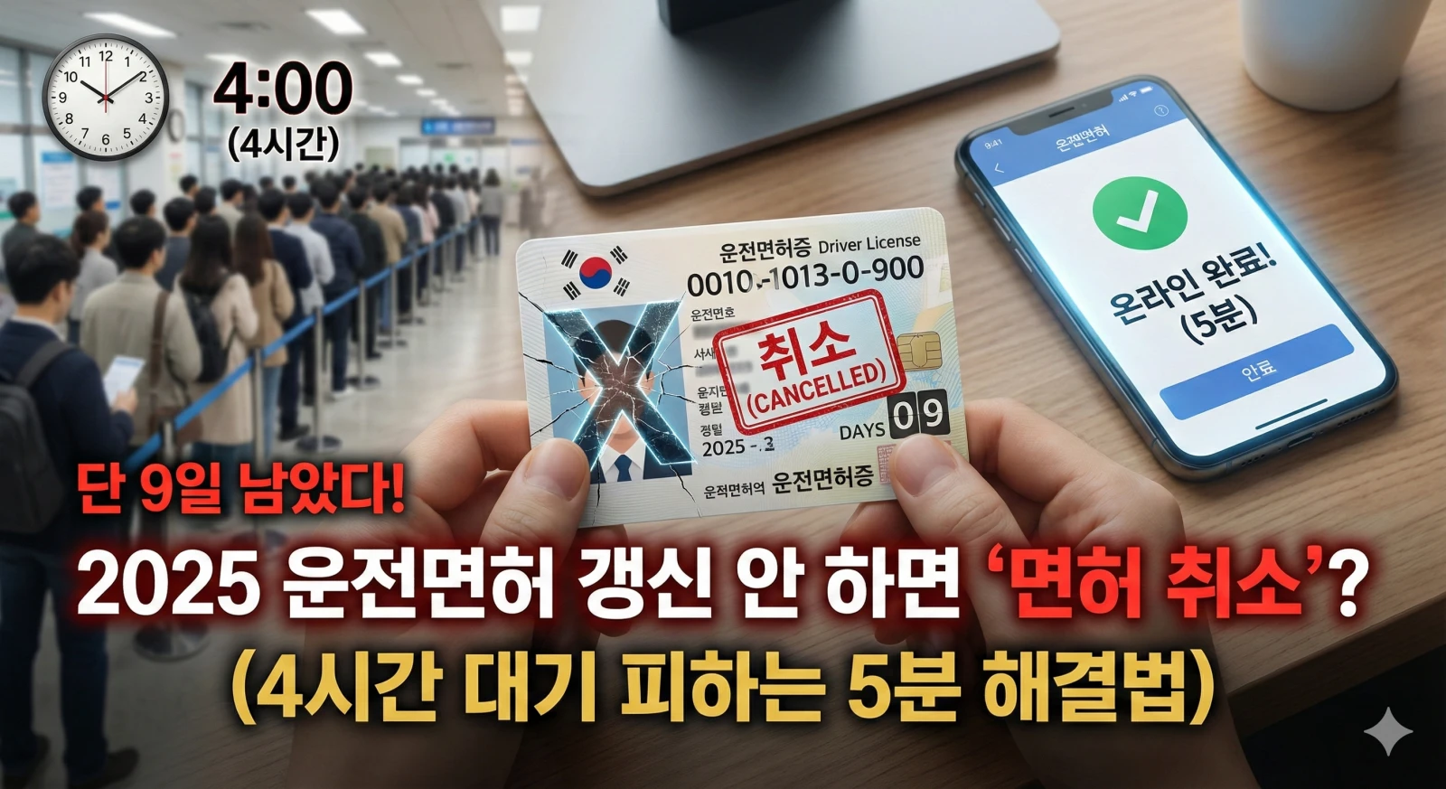 면허 갱신 면허 취소