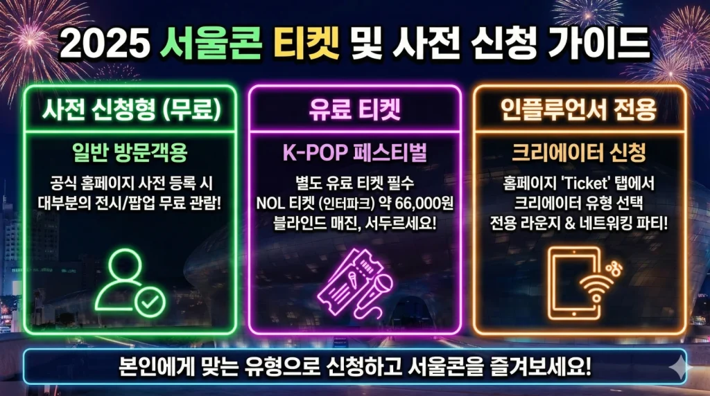 2025 서울콘 완벽 가이드: DDP에서 만나는 세계 최대 인플루언서 축제 (라인업/티켓/꿀팁) 5 2025 서울콘
서울콘