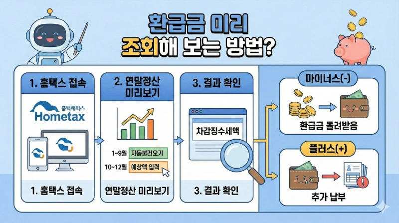2026년 연말정산 환급금 지급 일정은 언제일까? 13월의 월급 입금 시기 총정리 4 연말정산 환급금 지급일정, 2026년 연말정산, 13월의 월급, 연말정산 환급금 조회, 홈택스 간소화 서비스, 연말정산 2월 급여, 연말정산 3월 급여, 소득공제 세액공제, 연말정산 미리보기, 연말정산 환급 시기