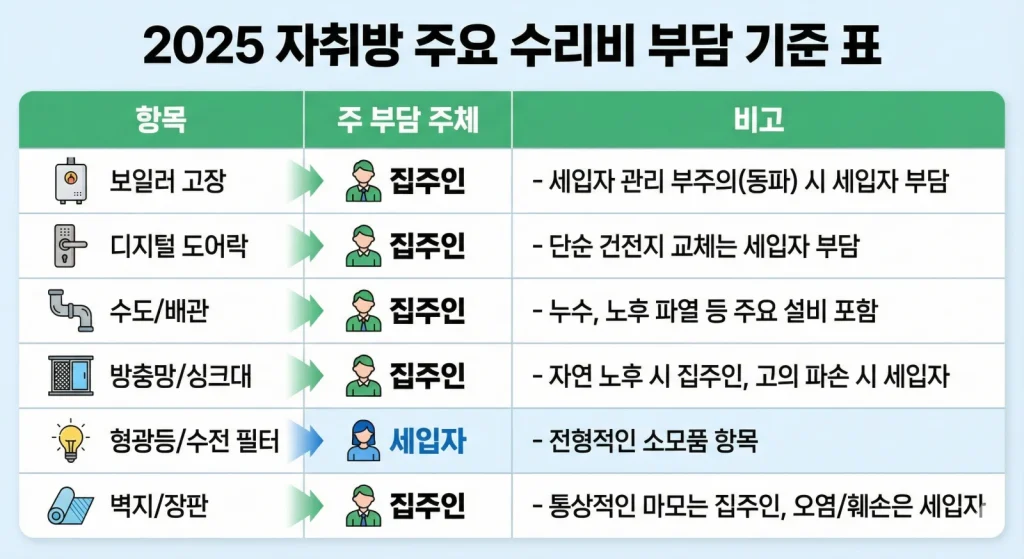 자취꿀팁
수리비
세입자
집주인