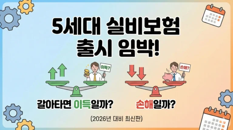 5세대 실비 실비갈아타기