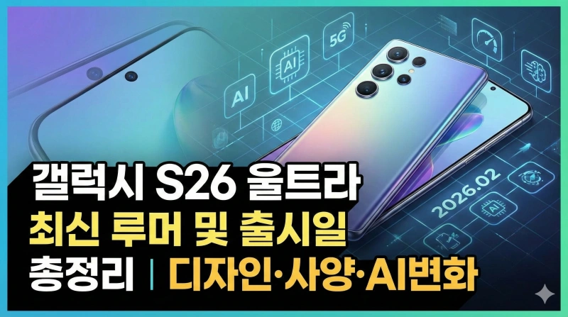 S26 울트라 S26 루머