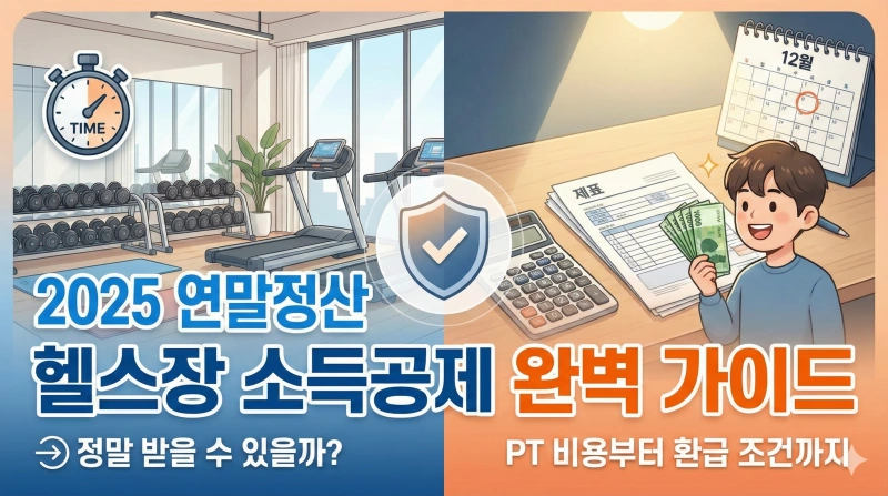 연말정산 헬스장 소득공제, 문화비 소득공제 헬스장, PT 소득공제, 2025 연말정산 운동비, 체육시설 소득공제 조건, 홈택스 헬스장 조회, 헬스장 연말정산 환급액, 수영장 소득공제, 연봉 7000만원 이하 소득공제, 문화비 소득공제 등록 업체