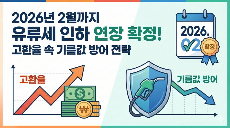 유류세 인하 인하 연장