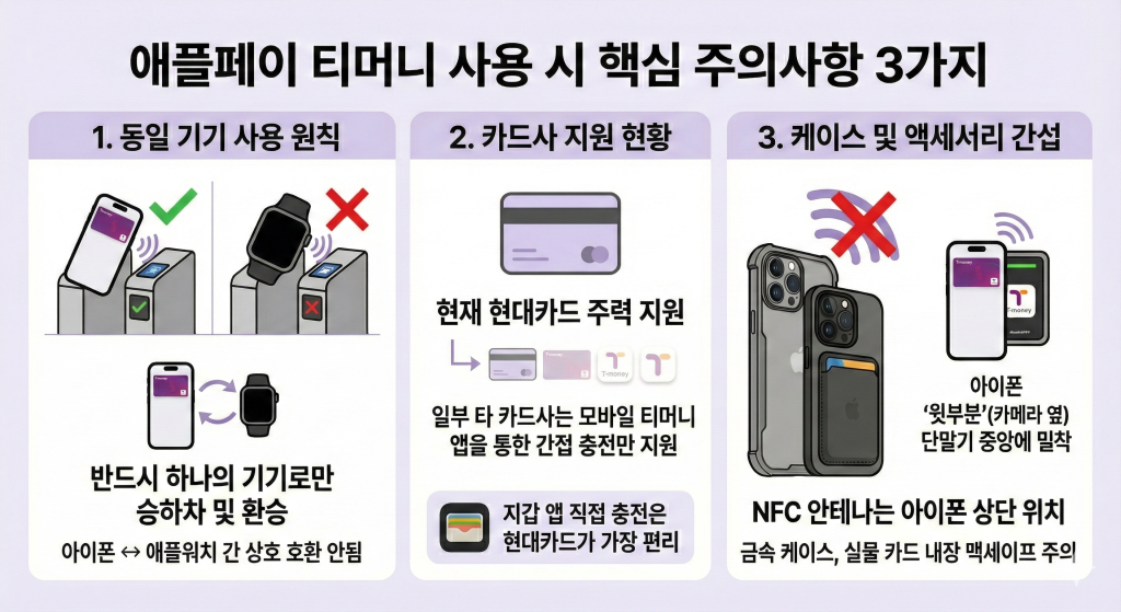 아이폰 티머니 공식 지원! 애플페이 티머니 교통카드 등록부터 K-패스 연동까지 완벽 가이드 3 아이폰 티머니 2 1