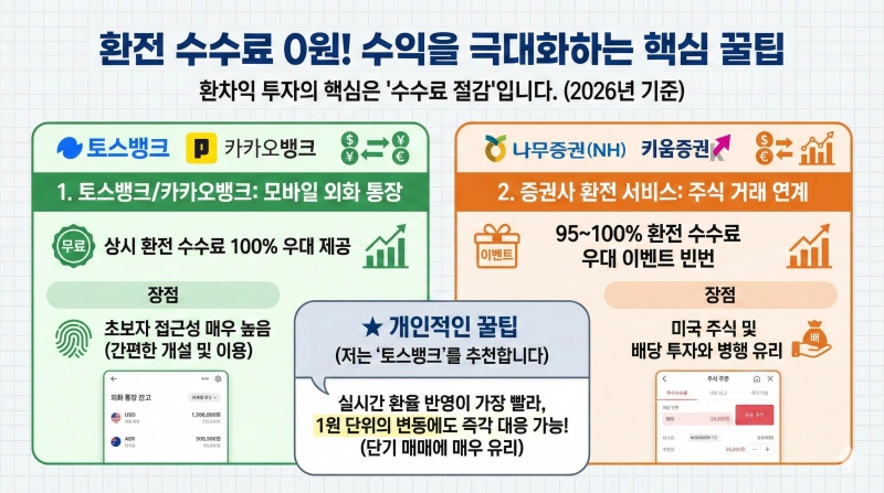 환차익으로 월 50만 원 벌 수 있을까? 초보자를 위한 2026년 외환거래 방법 실전 가이드 4 오환거래 3