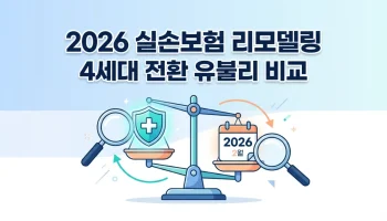 2026년 실손보험 리모델링 및 4세대 전환 유불리 완벽 비교 가이드