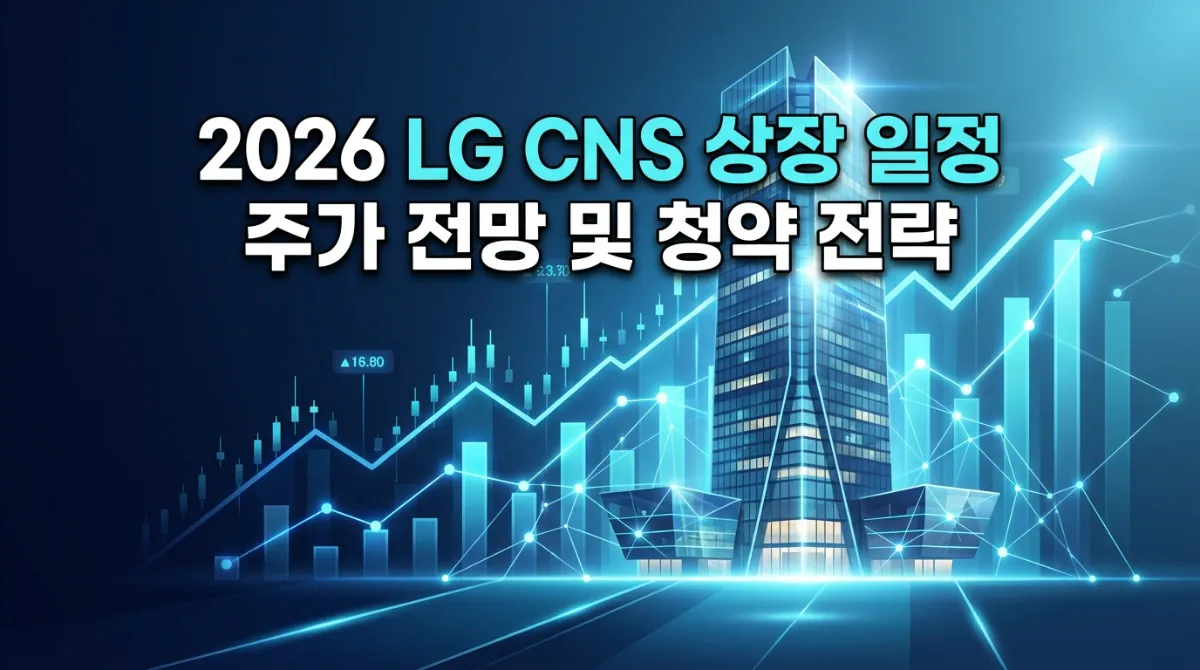 2026년 LG CNS 주가 전망과 공모주 일정 및 케이뱅크, 무신사 청약 전략 분석