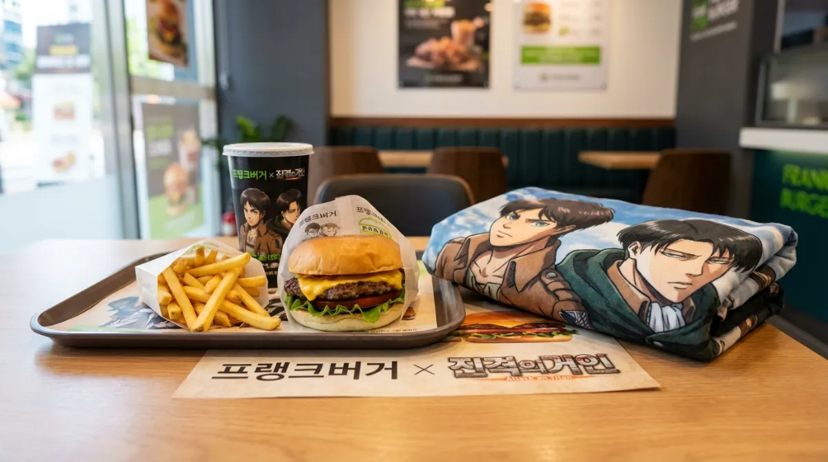 프랭크버거 진격의 거인 콜라보 한정판 담요 재고 확인 꿀팁 및 굿즈 실물 후기 2026 최신 정보