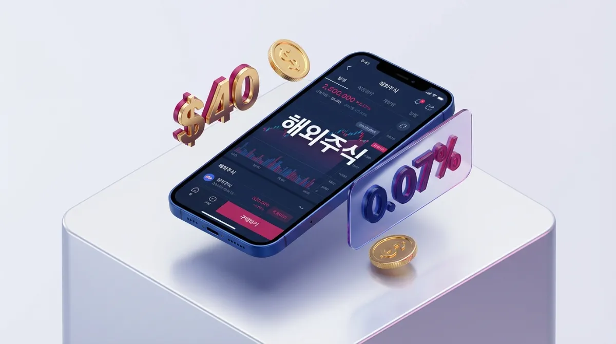 2026년 키움증권 해외주식 계좌개설 방법 및 40달러 이벤트 0.07퍼센트 수수료 혜택 비교 분석