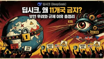 딥시크는 왜 11개국에서 금지되었을까? 보안 우려와 규제 이유 총정리 딥시크 금지 이유, 딥시크 보안 문제, DeepSeek 규제, 딥시크 개인정보, 중국 AI 위험성, 딥시크 미국 금지, 딥시크 한국 제한, AI 데이터 유출, 딥시크 키보드 패턴, 소버린 AI