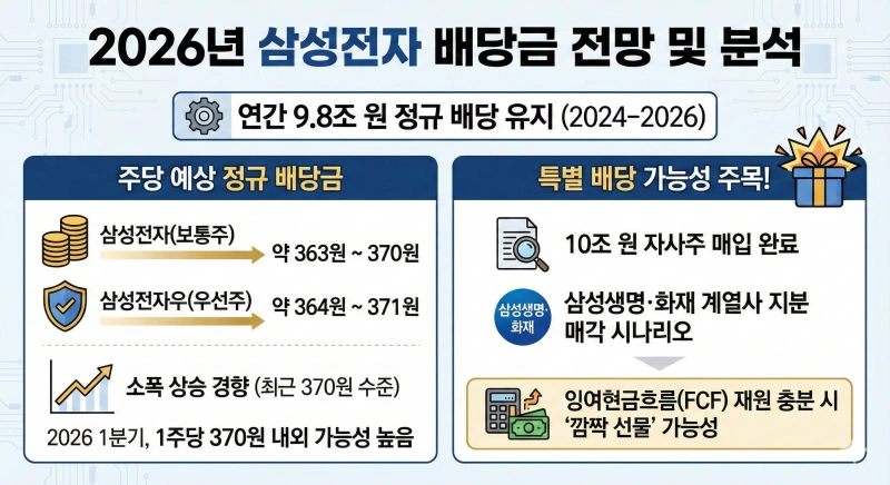 2026년 1분기 삼성전자 배당금 지급일은 언제일까? (일정 및 금액 완벽 가이드) 1 삼성전자 배당금, 2026년 1분기 배당금, 삼성전자 배당금 지급일, 삼성전자 배당락일, 삼성전자 우선주 배당금, 배당금 조회, 주주환원 정책, 특별배당, 삼성전자 주가, 2026년 배당일정