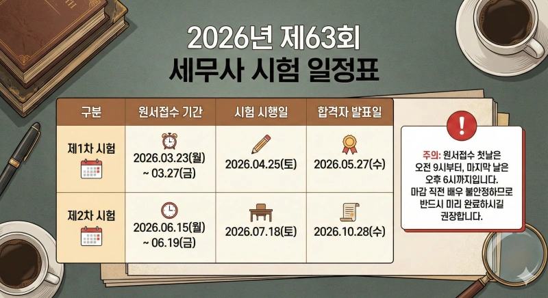 2026 큐넷 세무사 시험일정, 세무사 원서접수, 큐넷 세무사 접수, 세무사 합격률, 세무사 1차 과목, 세무사 2차 난이도, 세무사 시험 준비, 세무사 자격시험, 세무사 과락률, 2026 CTA 일정