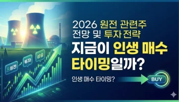 2026년 원전 관련주 전망 및 투자 전략: 지금이 인생 매수 타이밍일까? 원전 관련주, SMR 전망, 두산에너빌리티 주가, 체코 원전 수주, 11차 전력수급기본계획, AI 데이터센터 에너지, 원자력 발전 대장주, 원전 ETF 투자, 에너지 안보, 2026년 주식 전망