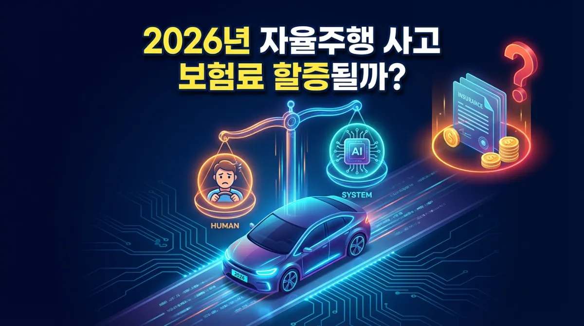 2026년 자율주행차 사고 시 보험료 할증 여부와 책임 소재 및 보상 기준 총정리