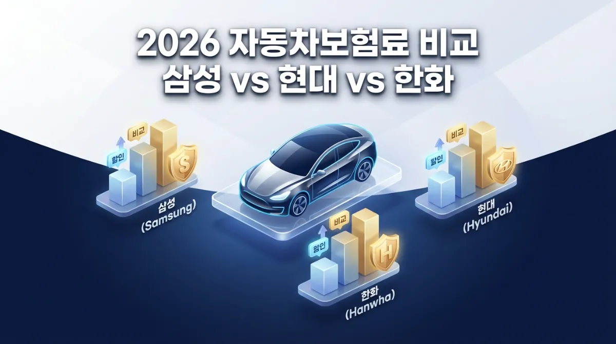 2026년 자동차보험료 비교: 삼성화재, 현대해상, 한화손해보험 인상률 분석 및 보험료 할인 필승 공략
