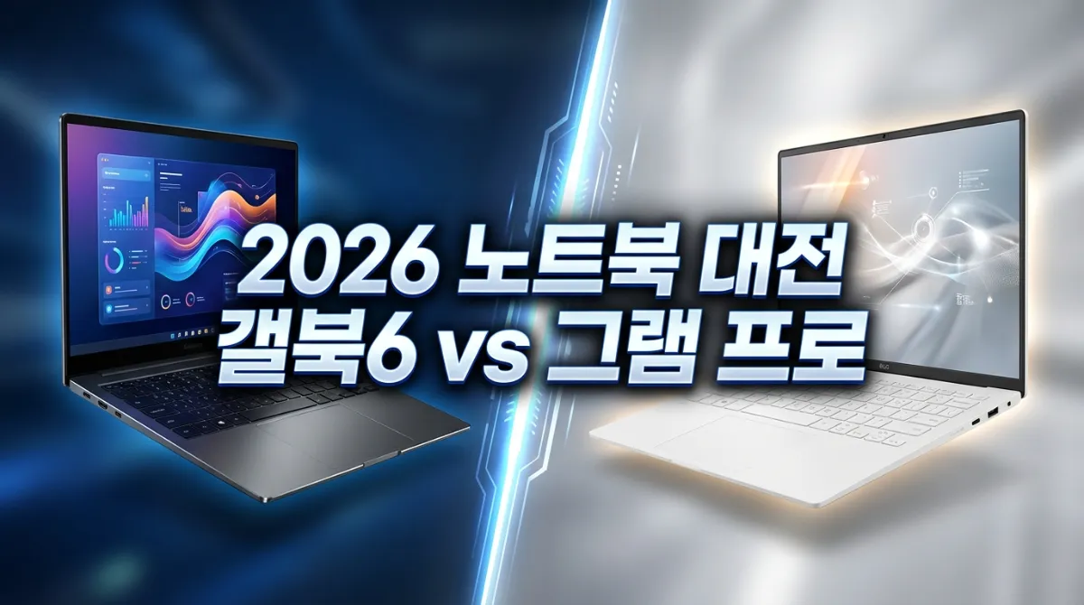 2026 대학생 노트북 종결 모델 갤럭시북6 Pro vs LG 그램 프로 비교 및 300만원 가격 대비 가성비 대안 분석