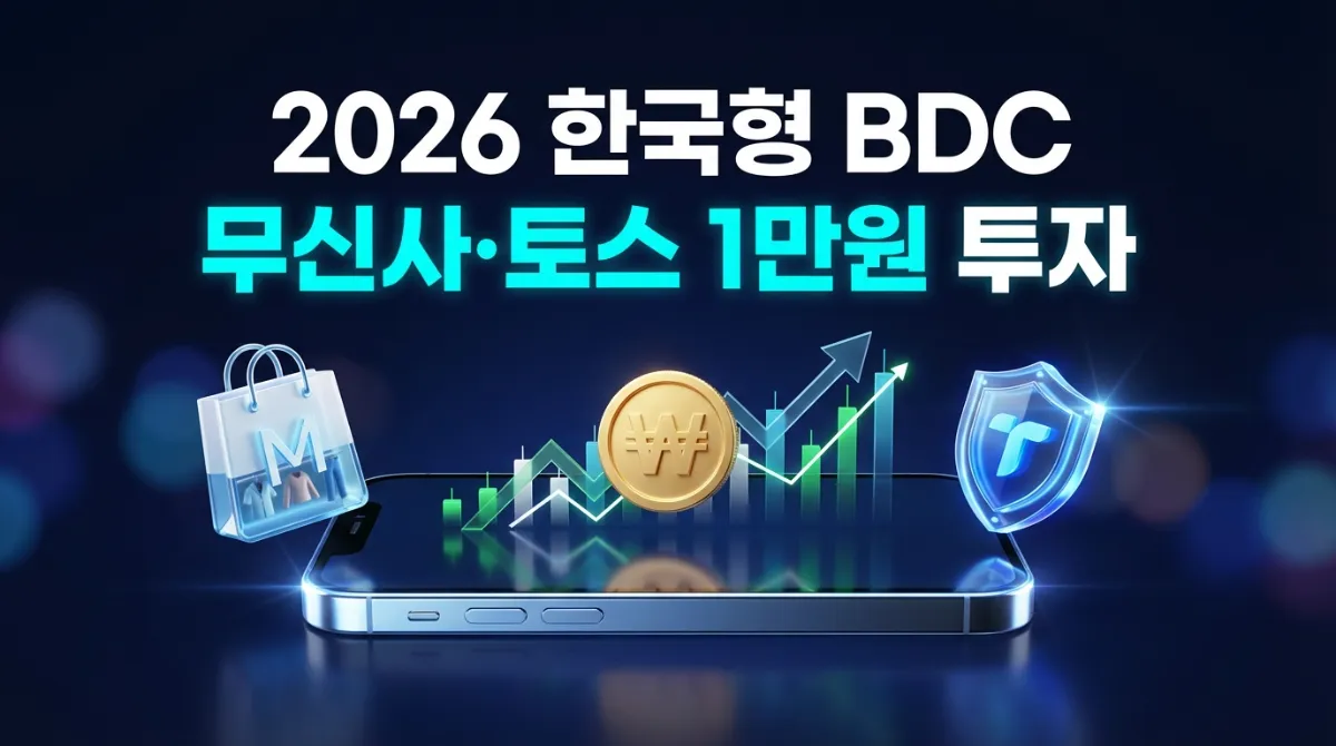 2026년 3월 시행되는 한국형 BDC를 통해 무신사 및 토스 비상장주식에 1만원으로 투자하는 방법 총정리