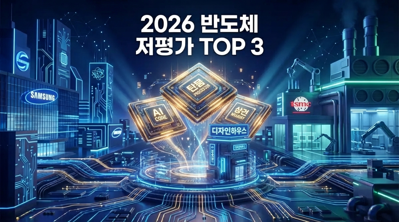2026년 반도체 디자인하우스 저평가 TOP 3 선정 및 삼성전자 vs TSMC 수혜주 실적 상세 분석