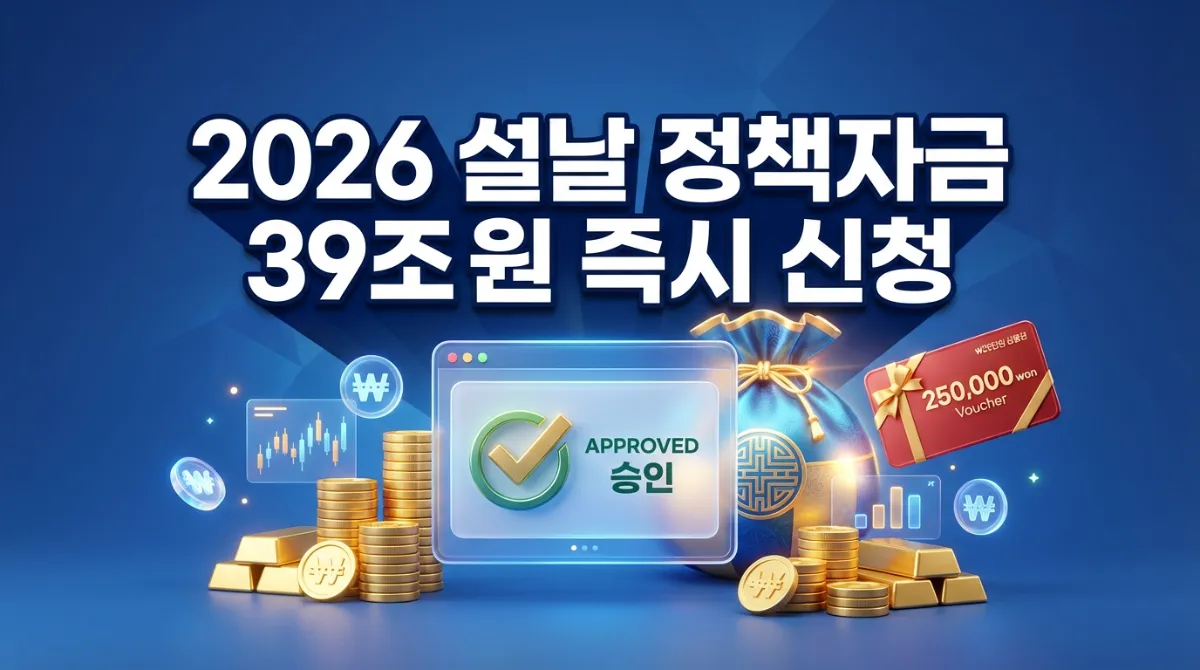 2026년 소상공인 설날 정책자금 신청방법 및 25만원 바우처 지원금 안내