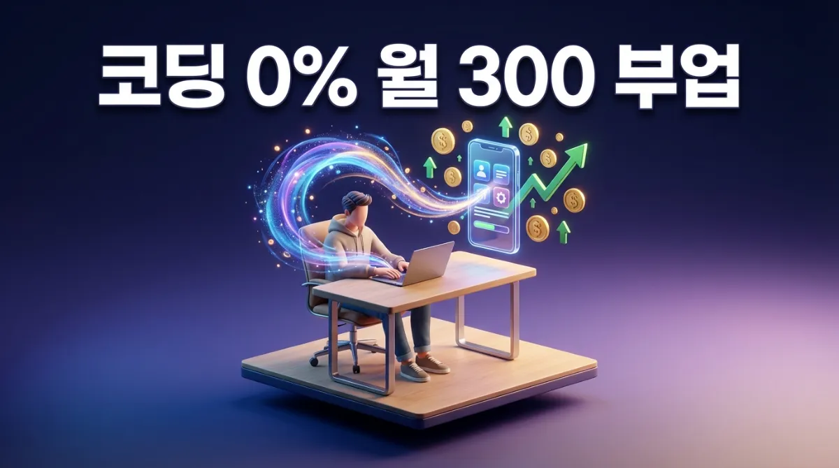 2026년 바이브 코딩 가이드: 코딩 없이 AI 앱 개발로 월 300만원 부업 수익 창출하는 방법