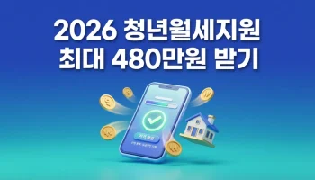 2026년 청년월세지원 조건 완화 및 24개월 480만원 지원 대상자 조회 상시신청 가이드