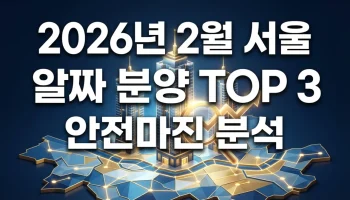 2026년 2월 서울 알짜 분양 TOP 3 아크로 디 서초 및 래미안 엘라비네 청약 신청 방법과 안전마진 분석