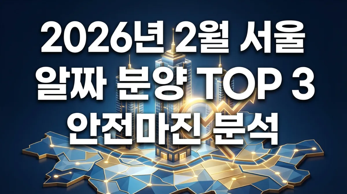2026년 2월 서울 알짜 분양 TOP 3 아크로 디 서초 및 래미안 엘라비네 청약 신청 방법과 안전마진 분석