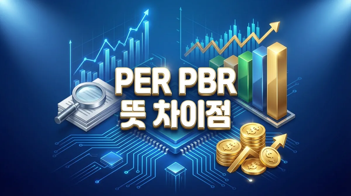 PER PBR 뜻과 차이점 비교를 통한 2026년 주린이 실전 투자 가이드 (밸류업 및 반도체 섹터 핵심 지표)