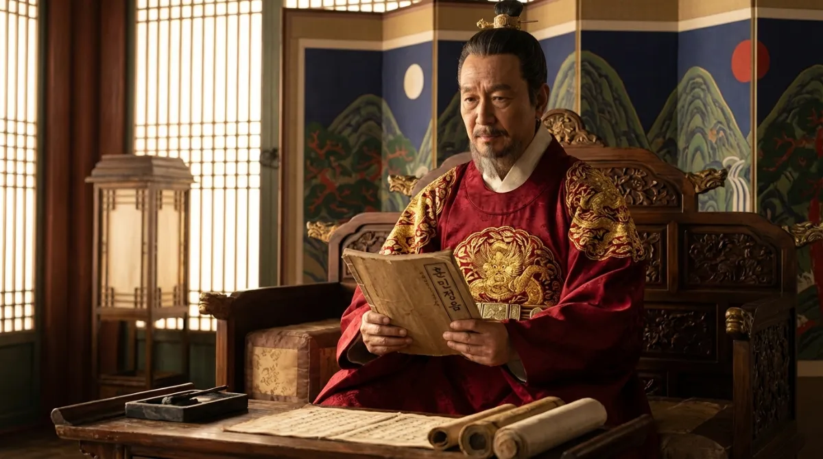 태정태세문단세 세종대왕 훈민정음 어좌 모습