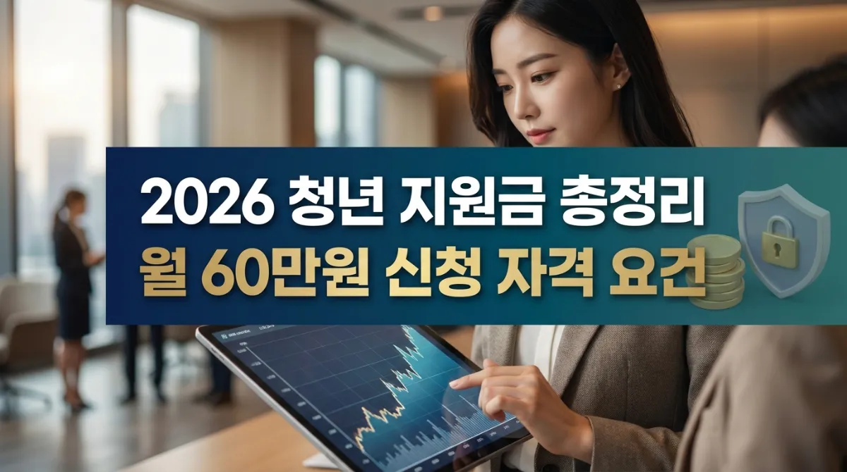 청년 지원금 종류 2026 총정리 및 신청 방법