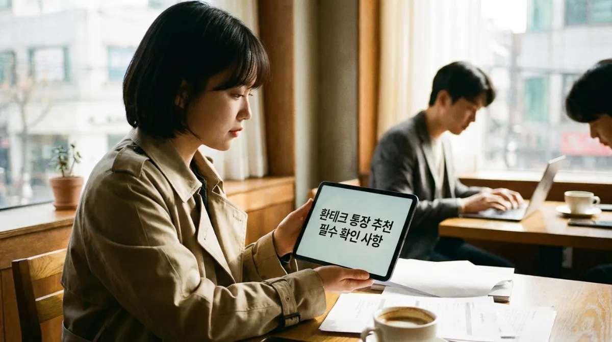 환테크 통장 추천 필수 확인 사항 및 혜택 비교