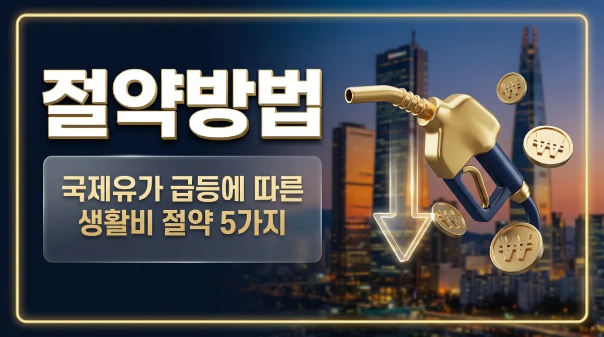 국제유가 급등 생활비 영향 절약법 및 가계부 관리