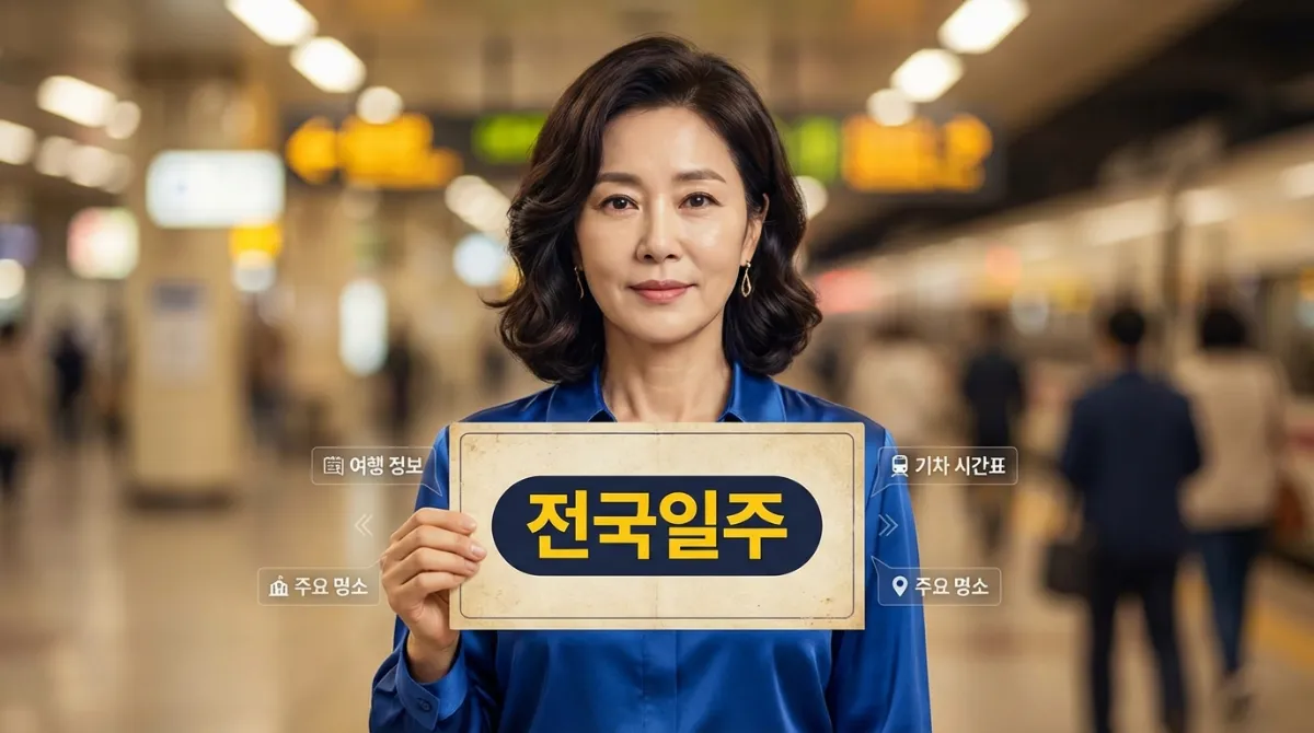 2026년 해랑기차여행 1인 가격표, 스위트룸 객실 예약 꿀팁 및 전국일주 코스 완벽 가이드 3 해랑기차여행 티켓을 든 우아한 여성