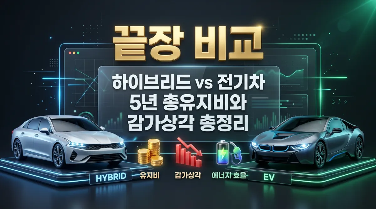 하이브리드 전기차 비교 2026 유지비 보조금