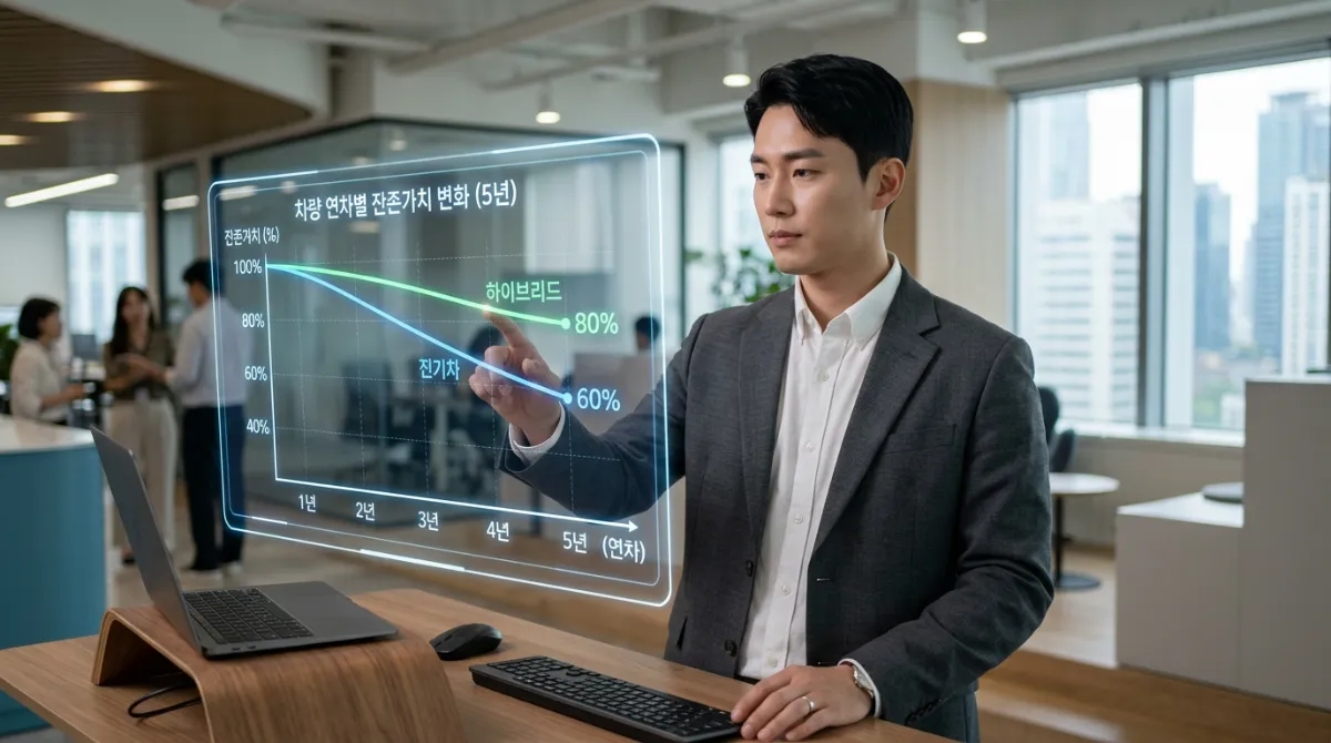 하이브리드 전기차 비교 감가율 분석