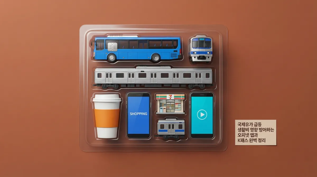 국제유가 급등 생활비 영향 방어하는 오피넷 앱과 K패스