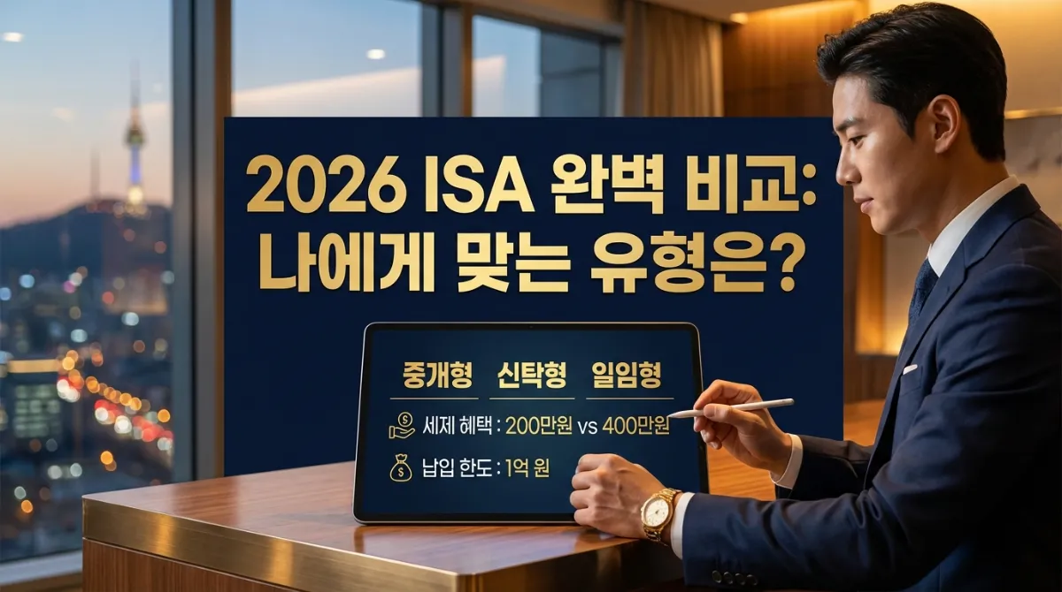 ISA 중개형 신탁형 일임형 차이점 비교 및 선택 가이드