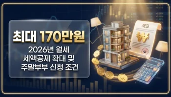 월세 세액공제 2026 확대 달라진 점 및 신청 방법