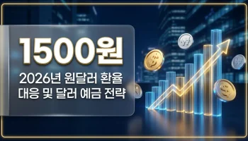 원달러 환율 1500원 대응법: 2026년 자산 보호 달러 투자 전략 원달러 환율 1500원 대응법 및 2026년 자산 보호 전략