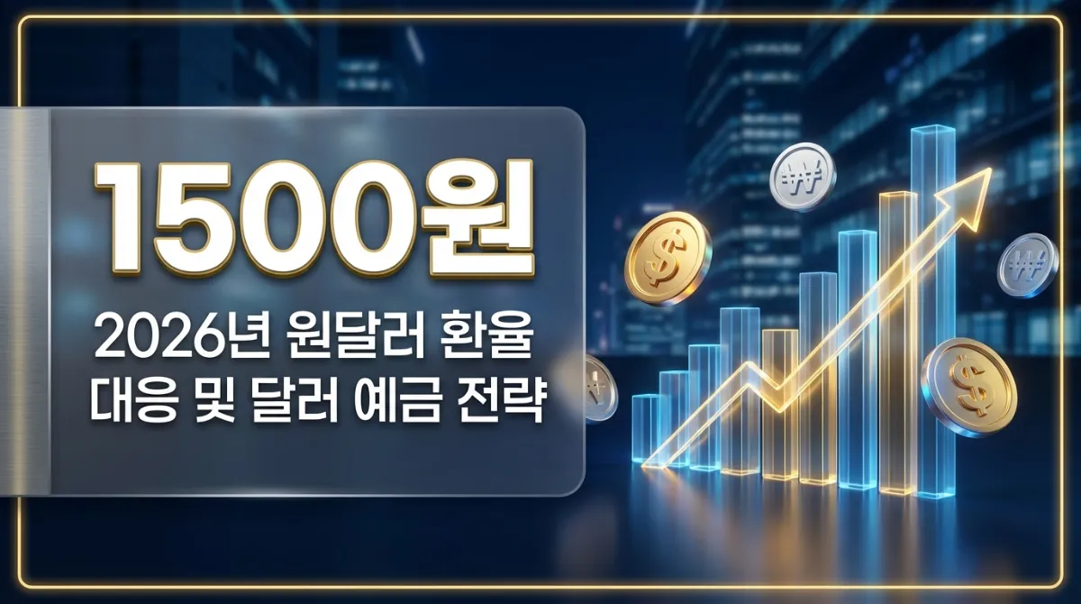 원달러 환율 1500원 대응법 및 2026년 자산 보호 전략