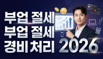 2026년 부업 절세 방법 및 경비처리 완벽 가이드 (N잡러 필독) 부업 절세 방법 경비처리 2026