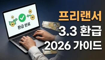프리랜서 3.3 원천징수 환급: 2026년 완벽 가이드 프리랜서 3.3 원천징수 환급