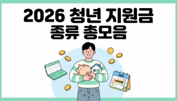 "모르면손해…" 2026 청년 지원금 종류 총모음 청년월세지원 청년도약계좌 청년내일저축계좌 신청방법 총정리 지원금 썸네일